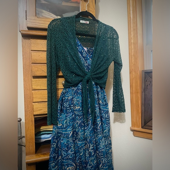 DONATED! NWOT Dark Green Spring Sweater - Picture 6 of 6